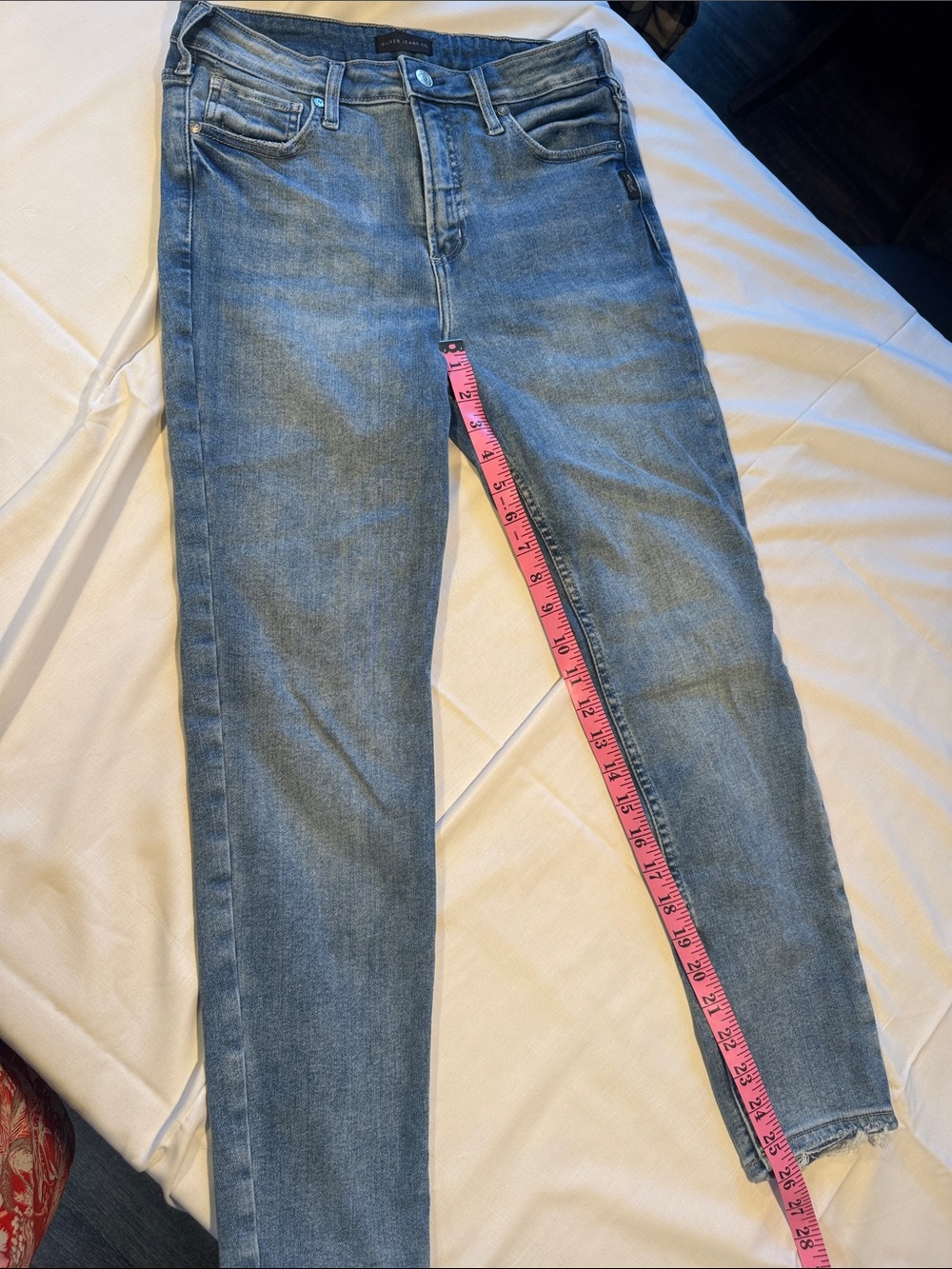 Silver denim Light Wash High-Rise Skinny Jeans — Women's Blue Skinny